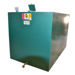 2500L Lockable single skin oil tank