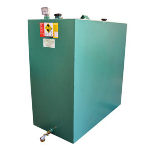 900L Single skin metal oil tank