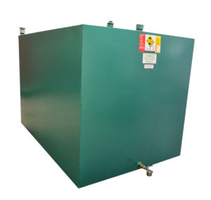 2450L fire protected bunded oil tank